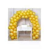 Pazariz Metalik Gold Balon 100 Adet Ve Zincir Kemer Seti 5 Metre