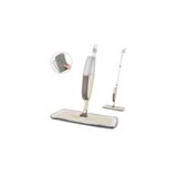 Pazariz Microfiber Bezli Deterjan Hazneli Sprey Mop Bej + 2 Yedek Bez