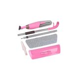 Pazariz Microfiber Bezli Deterjan Hazneli Sprey Mop Pembe + 3 Yedek Bez