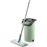 Pazariz Mikrofiber Flat Tablet Mop Temizlik Seti - Krem