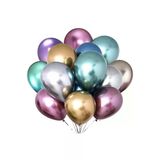 Pazariz Minik Krom Balon Karışık Renkli 50 Adet