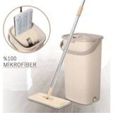 Pazariz Mop Tablet Mop Krem 5 L + Yedek Mikrofiber Mop Bez 4 Ade