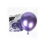 Pazariz Mor Renk Krom Balon 5 Adet-