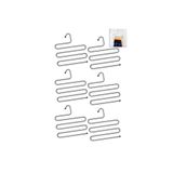 Pazariz Pantolon Askısı Metal Askı Kravat Eşarp Askısı 6Lı Set