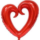 Pazarız Parti Kalp Folyo Kırmızı Balon