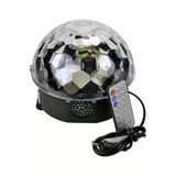Pazariz Parti Malzemesi Sese Duyarlı Bluetoothlu Led Küre Disko Topu Renkli Işıklı Lazer