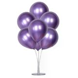 Pazariz Parti Metalik Balon Mor (20 Adet)