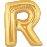 Pazarız Parti R Gold 102 cm Harf Folyo Balon