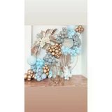 Pazariz Pastel Balon Krom Gold Balon Konsept Balon Zinciri
