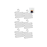 Pazariz Pazarız Pantolon Askısı Metal Askı Kravat Eşarp Askısı 6Lı Set
