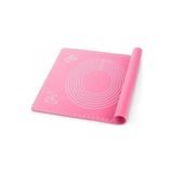 Pazariz Pembe Silikon Ölçekli Hamur Açma Matı 45 x 65 Cm.