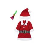 Pazariz Pembecin Bebek Çocuk Noel Baba Yılbaşı Kostüm