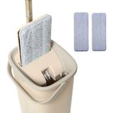 Pazariz Pratik Tablet Mop Temizlik Seti 2'li Yedek Microfiber Bez - Krem