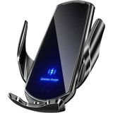 Pazariz Q3 Sensör Car Wireless Charger Araç Telefon Şarjlı ve Tutucu Otomatik Akıllı Kızılötesi Sensör - Siyah