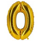 Pazarız Rakam Folyo Orta Boy 75 cm Gold 0 Balon
