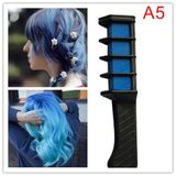 Pazariz Rengarenk Saç Boyama Tebeşiri - Mini Taraklı Konsept Saç Boyama Seti Hair Chalk Koyu Mavi