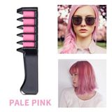 Pazariz Rengarenk Saç Boyama Tebeşiri - Mini Taraklı Konsept Saç Boyama Seti Hair Chalk Pembe