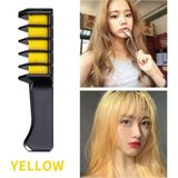 Pazariz Rengarenk Saç Boyama Tebeşiri - Mini Taraklı Konsept Saç Boyama Seti Hair Chalk Sarı
