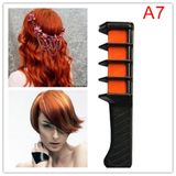 Pazariz Rengarenk Saç Boyama Tebeşiri - Mini Taraklı Konsept Saç Boyama Seti Hair Chalk Turuncu