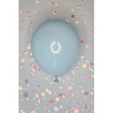 Pazariz Retro Blue Glass Lateks Balon 12 İnç Retro Renk Balonlar 10 Lu