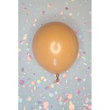 Pazariz Retro Caramel Brown Lateks Balon 12 İnç Retro Renk Balonlar 10 Lu