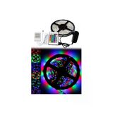 Pazariz Rgb Şerit Led Dış Mekan 5 Metre Kumandalı Hazır Set 16 Renk