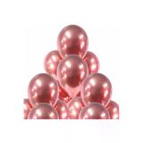 Pazariz Rose Gold Krom Balon 50 Adet
