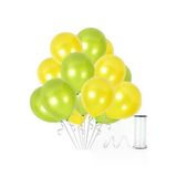 Pazariz Sarı-Fıstık Yeşili Metalik Sedefli Balon 30 Adet