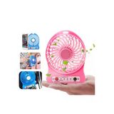 Pazariz Şarjlı Vantilatör Mini Fan Seyahat Tipi Serinletici Soğutucu Masaüstü Laptop Notebook Usb Fan