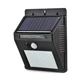 Pazariz Solar Güneş Enerjili 20 Led 1W Ledli Bahçe Aydınlatma Dış Mekan Lambası Hareket Sensörlü