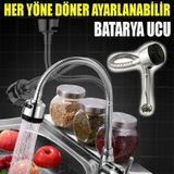 Pazarız Spiral 2 Fonksiyonlu Oynar Başlıklı Musluk Başlığı