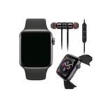 Pazariz T500 Akıllı Saat Smart Watch Türkçe Menülü Mıknatıslı Mikrofonlu Bluetooth Kulaklık Boyundan