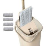 Pazariz Tablet Mop Temizlik Seti 4 Yedek Microfiber Bez - Krem
