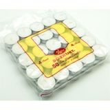 Pazariz Tealight Mum 4 Saat Yanma Garantili Beyaz 50' Li Bozkurt - 1 Adet