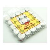 Pazariz Tealight Mum 4 Saat Yanma Garantili Beyaz 50'li - Renkli - 1 Adet