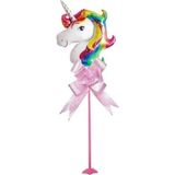 Pazariz Unicorn Çubuklu Folyo Balon