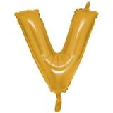 Pazariz V Folyo Balon Gold 100 Cm Helyum Balon Uçan Balon