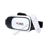 Pazariz Vr Box 3.0 Bluetooth Kumandalı 3D Virtual Reality Sanal Gerçeklik Gözlüğü - Beyaz