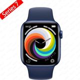 Pazariz Watch 7 Plus Watch 2023 Yeni Akıllı Saat Siri Bluetooth Çağrı Android Ios - 40 mm - Lacivert