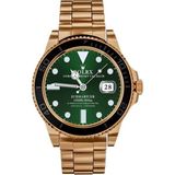 Pazariz Watch Classic Siyah Akıllı Saat Iphone ve Android Tüm Telefonlara Uyumlu Rlx - 44 mm - Gold