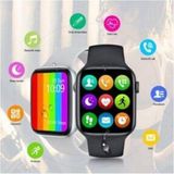 Pazariz Watch6 Akıllı Saat Nabız Ölçer Çok Fonksiyonlu Ios ve Android Uyumlu - Siyah
