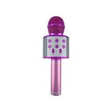 Pazariz WS-858 Profesyonel Ses Kaydı Yapabilen Eğlenceli Karaoke Mikrofon WS858 Pembe