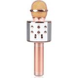 Pazariz WS-858 Profesyonel Ses Kaydı Yapabilen Karaoke Mikrofon WS858 Rose Gold