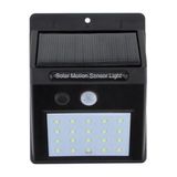 Pazariz Yenimiyeni Haraket Sensörlü 20 Led Solar Bahçe Lambası