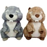 PB3160923 Peluş Oturan Sincap 23 cm