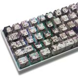 Pbt Anime Keycaps 108 Tuşlar, Xvx Japon Özel Arkadan Aydınlatmalı 61/87/104/108 Cherry Gateron Mx Anahtarları Mekanik Klavye İçin Oem Profil (Siyah Anime)