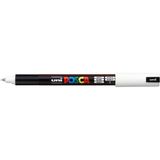 Pc-1mr Uni Beyaz Boya Marker Kalemler Ultra Ince 0,7 mm Kalibre Uç Ucu Her Yüzeye Yazılır Kumaş Cam Taş Metal Ahşap Plastik