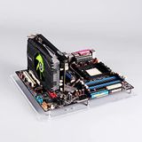 PC Açık Çerçeve Test Tezgahı Mini ITX Anakart Overlok Bilgisayar Kılıfı Kendin Yap Mod Taban Şeffaf Akrilik Stand.
