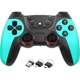 Pc Gamepad Için 2.4g Tekli Kol Kablosuz Oyun Kolu Ps3 Için/akıllı Telefon/tablet/ Pc/andriod - Mavi