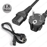Pc Monitör Tv Monitör Printer Power Şarj Kablosu - 1.5 Metre